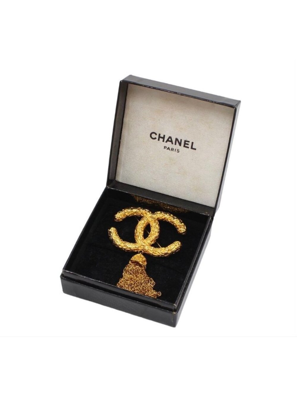 Chanel CC Logo Fringe Brooch - Picture 2 of 7